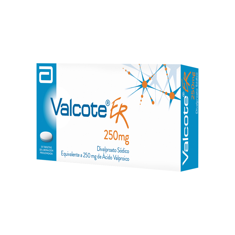 VALCOTE ER (LIBERACIÓN PROLONGADA) 250 MG X 30 TAB