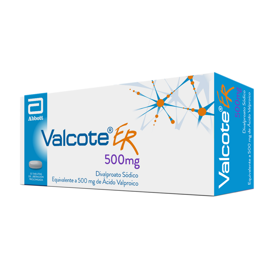 VALCOTE ER (LIBERACIÓN PROLONGADA) 500 MG X 30 TAB