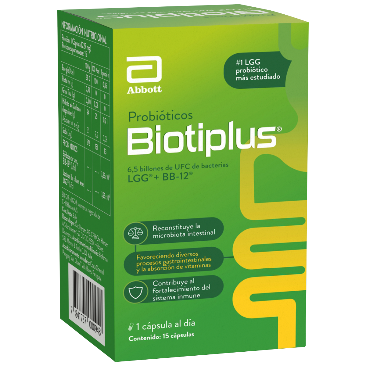 BIOTIPLUS 10/15MG 1X15 CAP